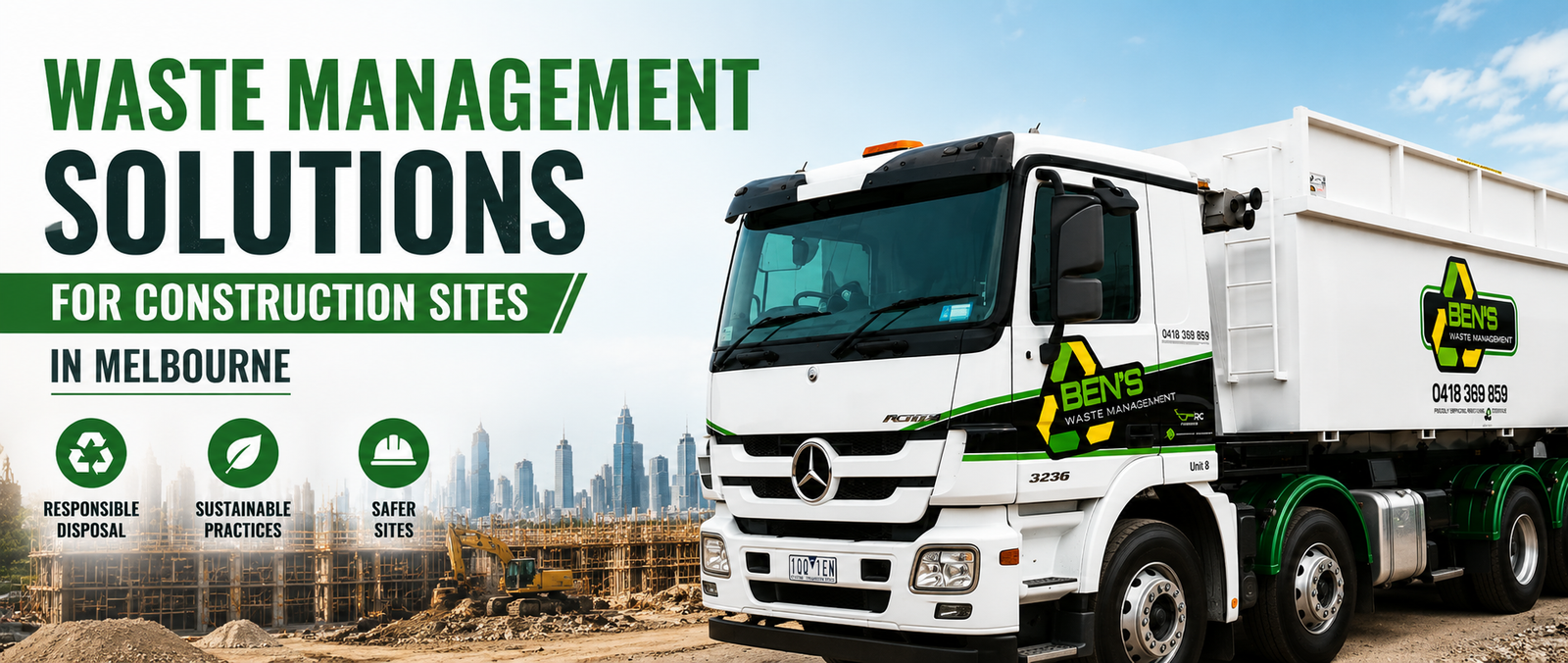 Best Waste Management Solutions for Construction Sites in Melbourne